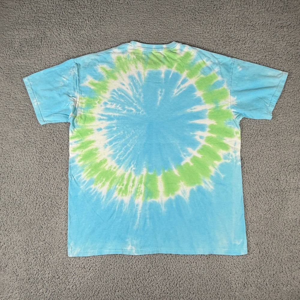 Cheech and Chong Liquid Blue T-Shirt Size XL Hot Rod Tie-Dye - Picture 7 of 9